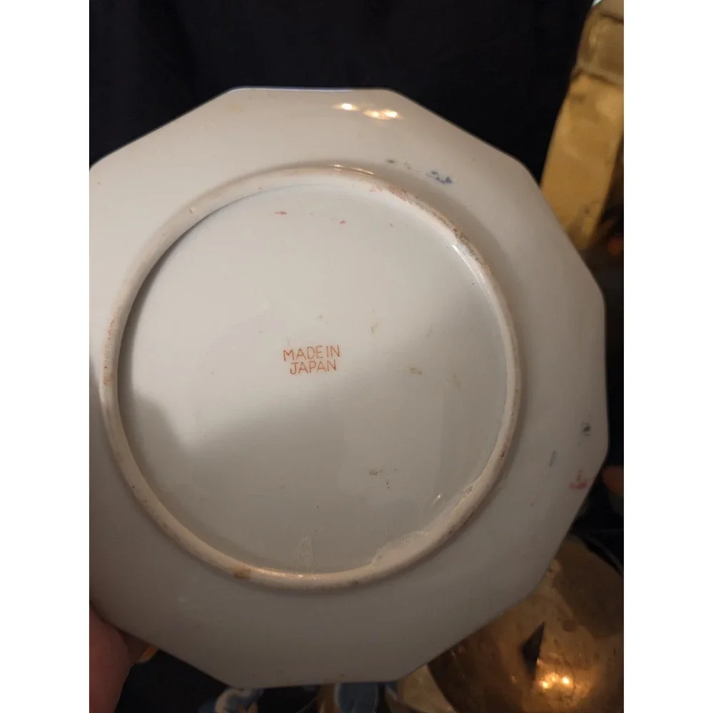 vintage Japanese porcelain handled dish, commonly known as a 